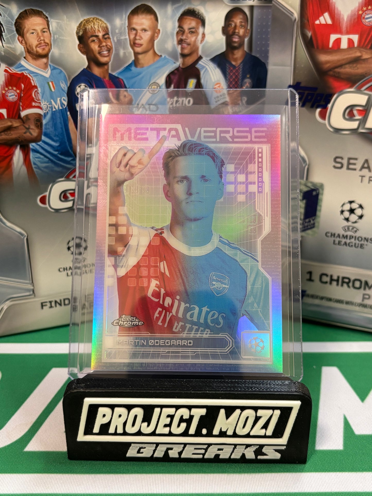 Project Mozi Breaks – Break #594 PYTP: 2025-26 Topps Chrome®️ UEFA Club Competitions Mega Full Case + FDI 1 Box Break (21 Boxes in Total)