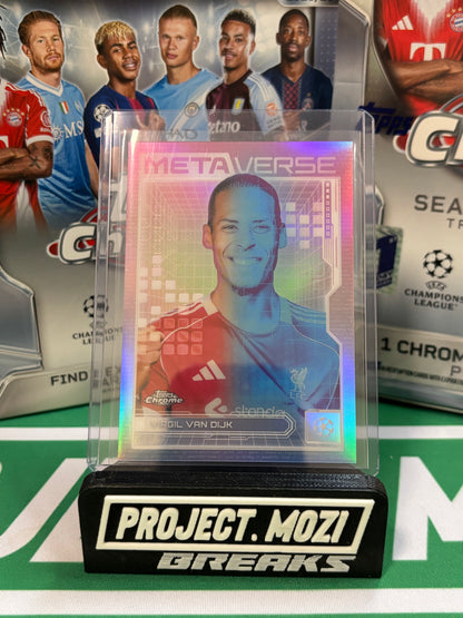 Project Mozi Breaks – Break #594 PYTP: 2025-26 Topps Chrome®️ UEFA Club Competitions Mega Full Case + FDI 1 Box Break (21 Boxes in Total)