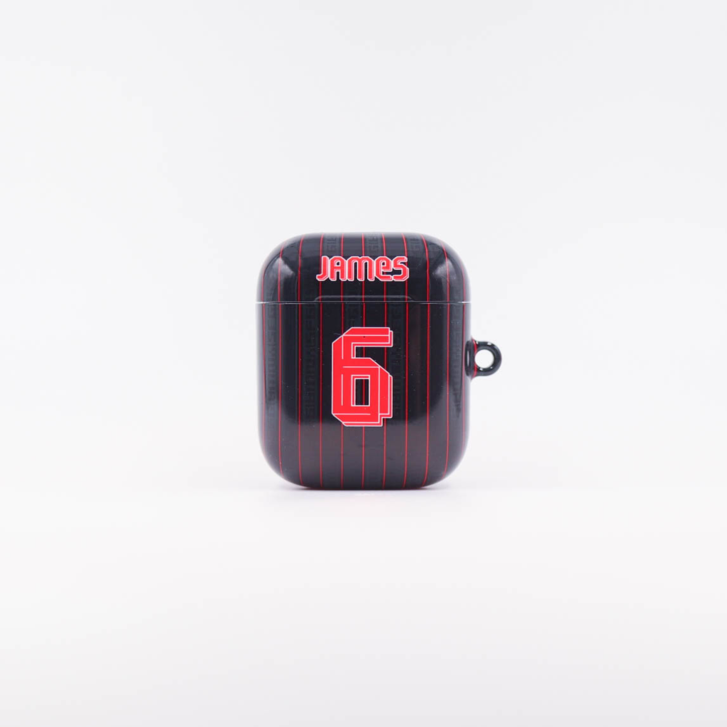 Liv Red 22/23 LBJ Black AirPods Case