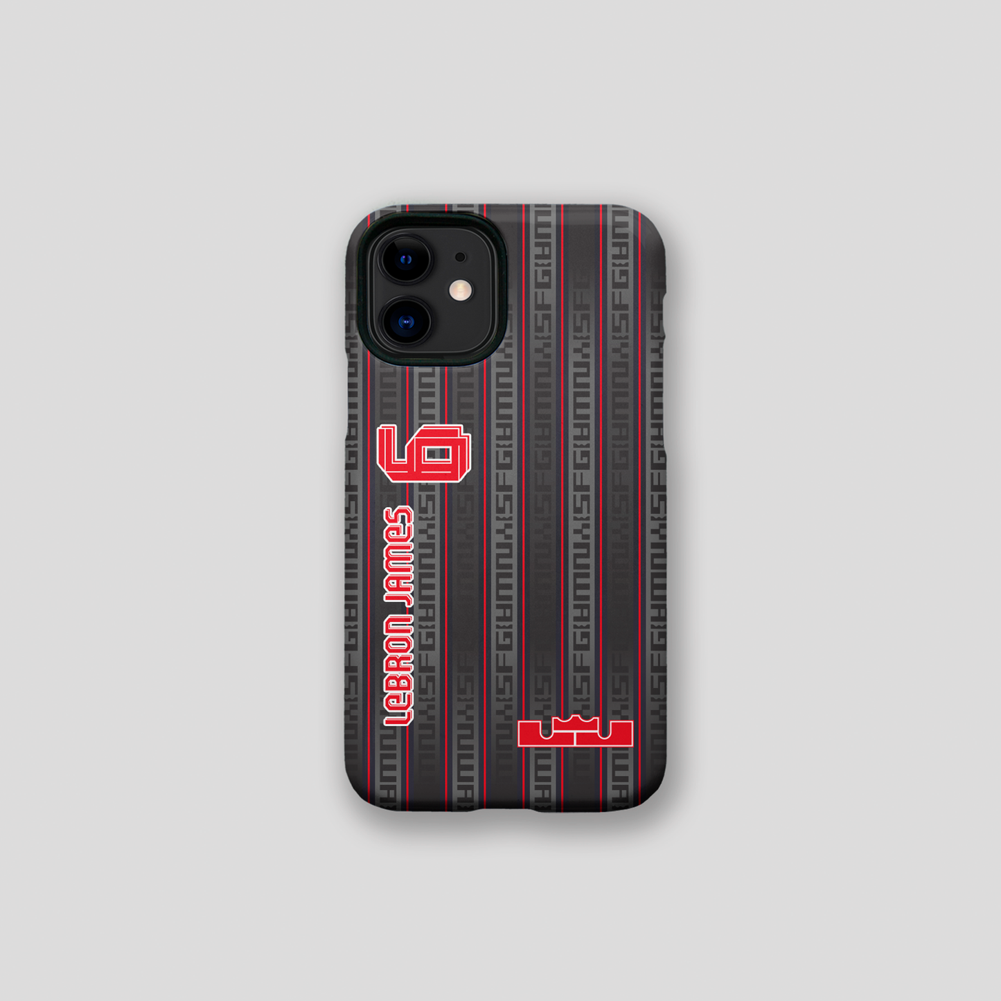 Liv Red 22/23 LBJ Black Phone Case
