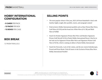Project Mozi Breaks – Break #700 6.0  Upper Deck Rookie Debut Basketball 2005-2006 1 box (from case) mix 2023-24 Panini Panini Prizm Basketball Hobby International 2 Box (from sealed case)