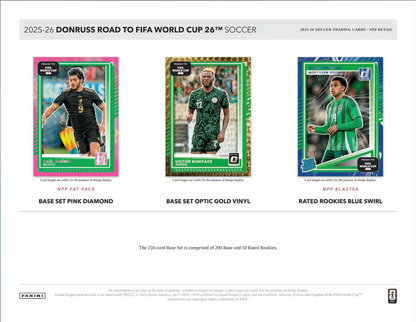 Project Mozi Breaks – Break #621 PYTP: 2025-26 Panini Donruss Road To FIFA World Cup 26 Soccer Blaster Case Break (20 Boxes)