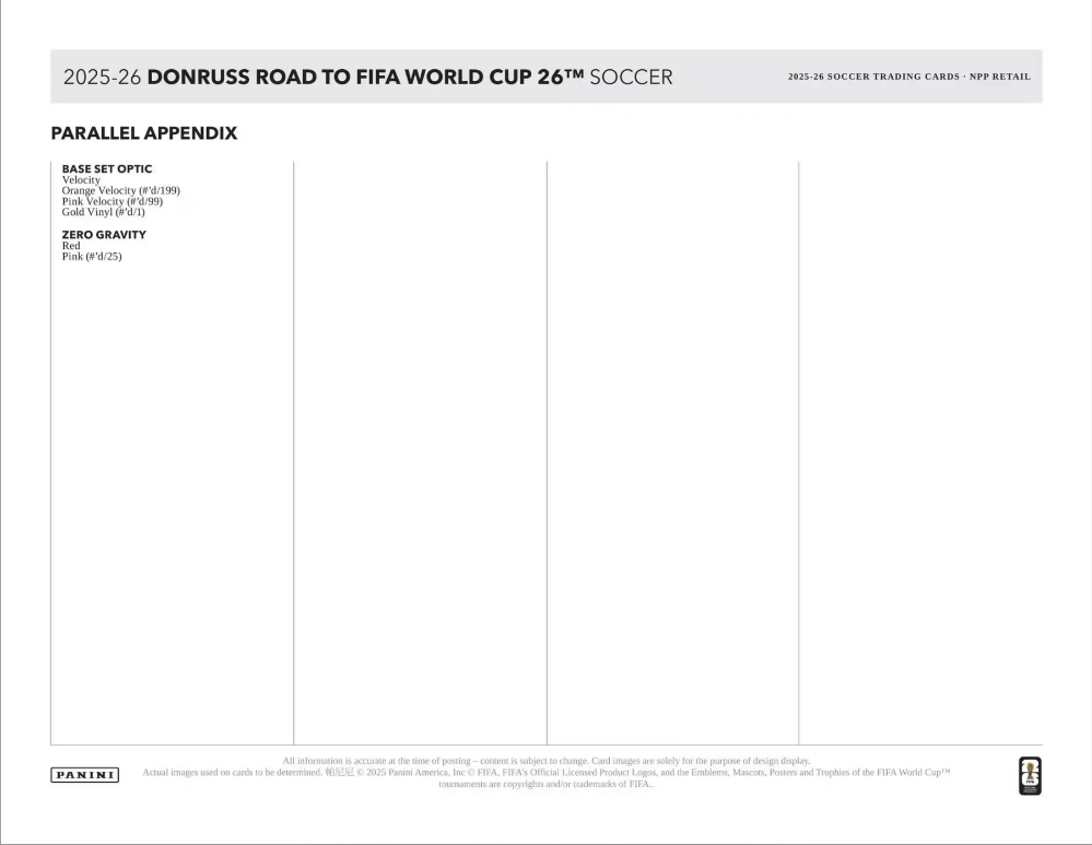 Project Mozi Breaks – Break #621 PYTP: 2025-26 Panini Donruss Road To FIFA World Cup 26 Soccer Blaster Case Break (20 Boxes)