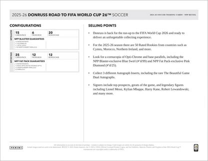 Project Mozi Breaks – Break #621 PYTP: 2025-26 Panini Donruss Road To FIFA World Cup 26 Soccer Blaster Case Break (20 Boxes)