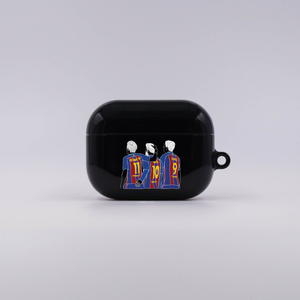 Messi Suarez Neymar MSN Hand Sketched AirPods Case