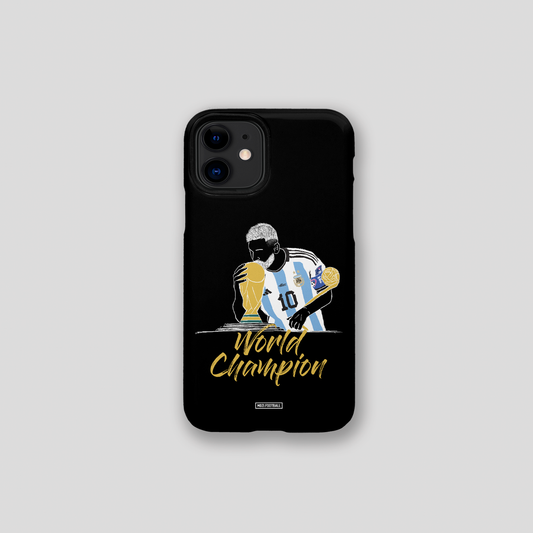 Lionel Messi World Cup Champion Hand Sketched Phone Case
