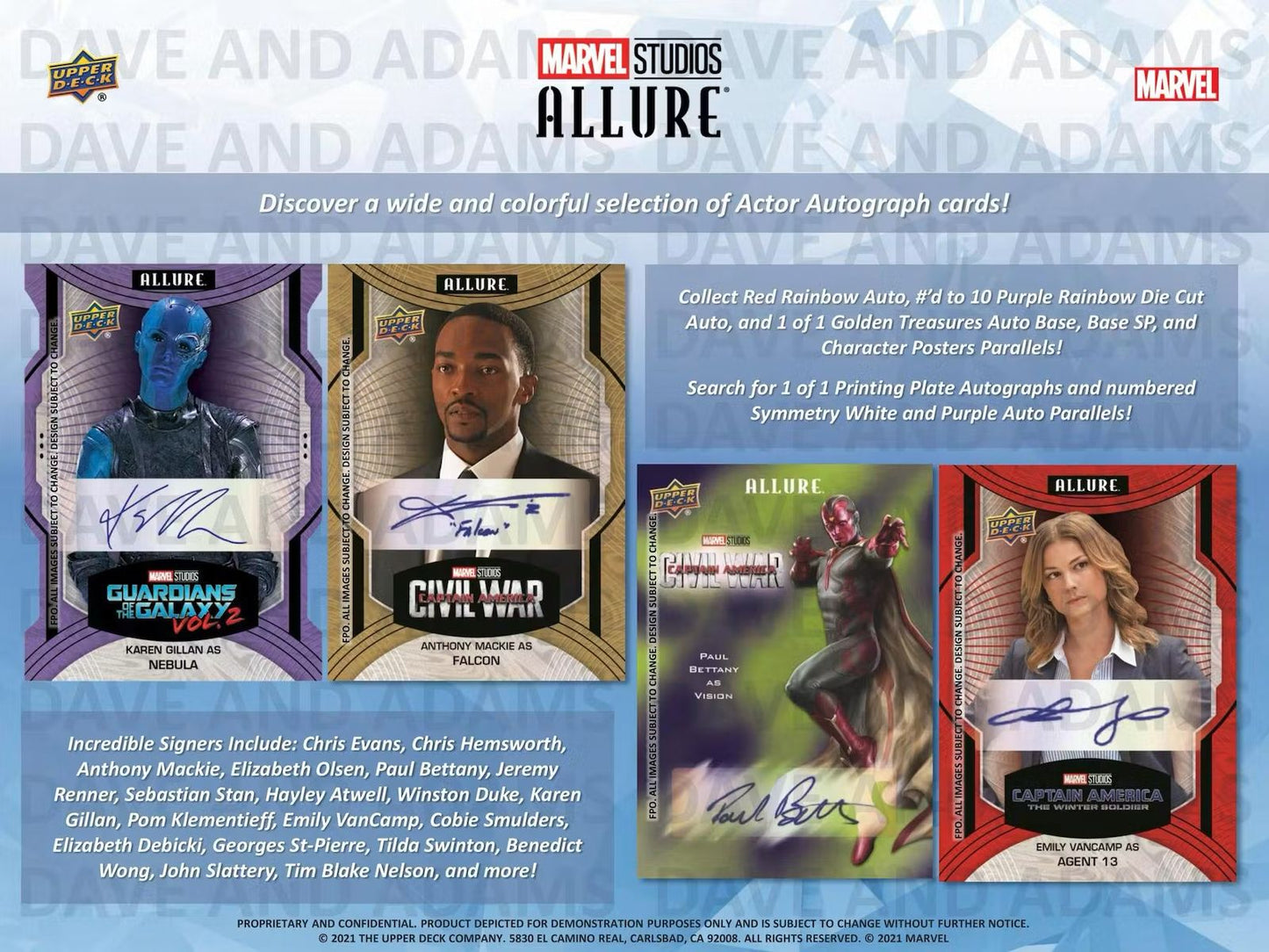 Project Mozi Breaks – Break #685 PYCG: 2022 Upper Deck Marvel Allure Sealed Case Break (20 Boxes)