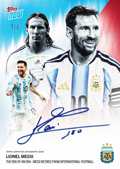 Project Mozi Breaks – Group Order #219 Lionel Messi - 2026 Argentina Topps NOW®️ - Card 1