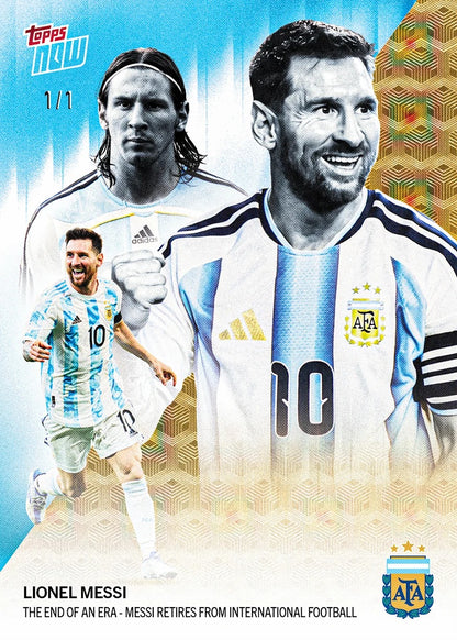 Project Mozi Breaks – Group Order #219 Lionel Messi - 2026 Argentina Topps NOW®️ - Card 1