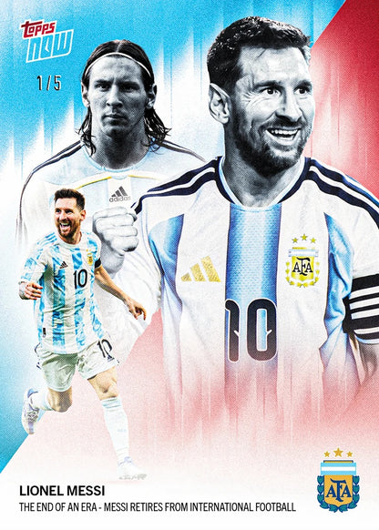 Project Mozi Breaks – Group Order #219 Lionel Messi - 2026 Argentina Topps NOW®️ - Card 1