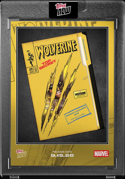 Project Mozi Breaks – Group Order #234 2026 Marvel Topps Now®️: Wolverine