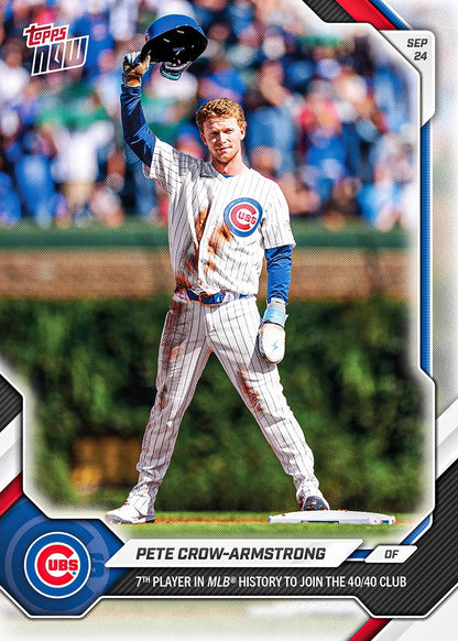 Project Mozi Breaks – Group Order #242 Pete Crow-Armstrong - 2026 MLB Topps NOW®️ - Card 712