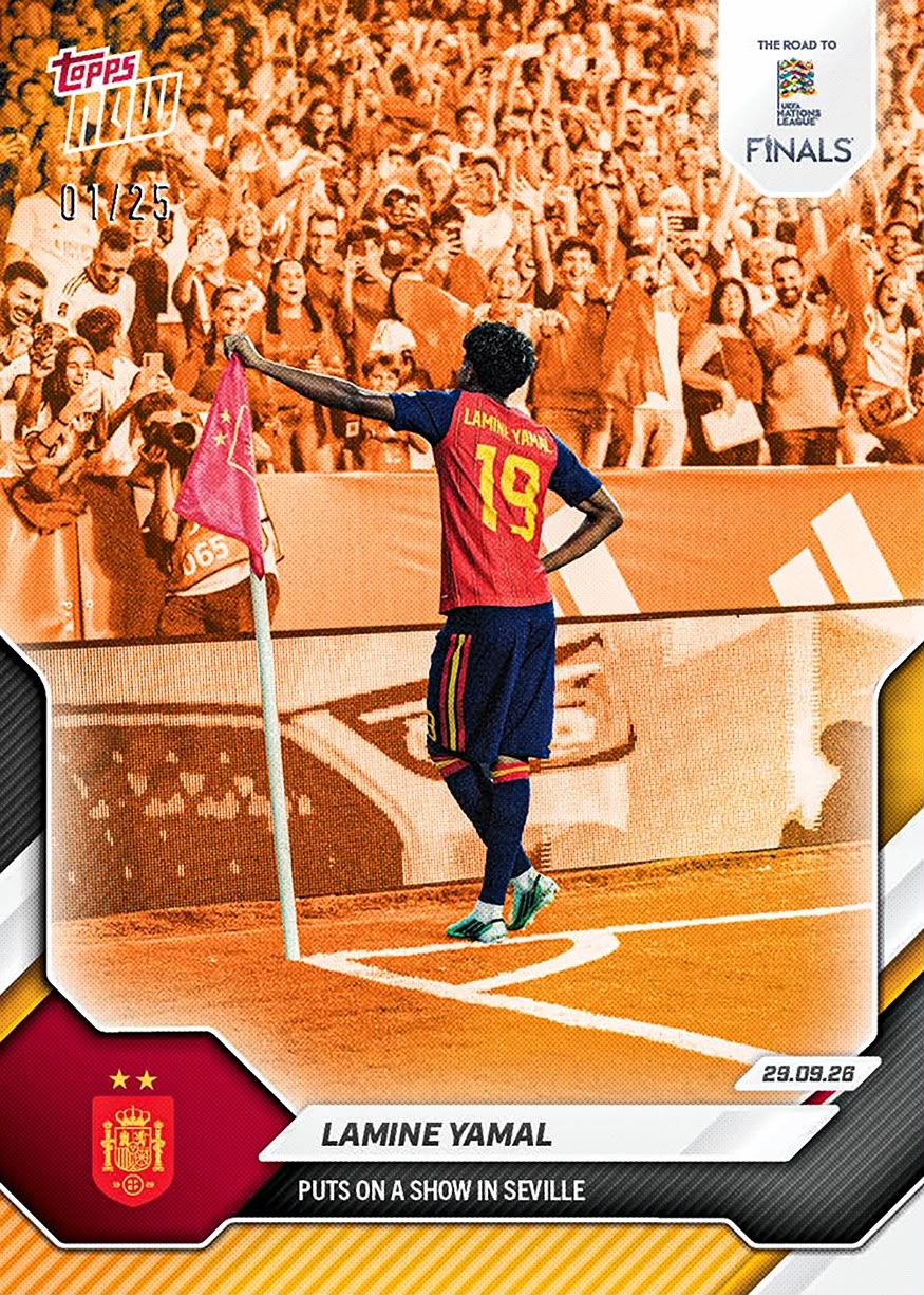 Project Mozi Breaks – Group Order #249 Lamine Yamal - 2026-27 UEFA Nations League Topps NOW®️ - Card 5