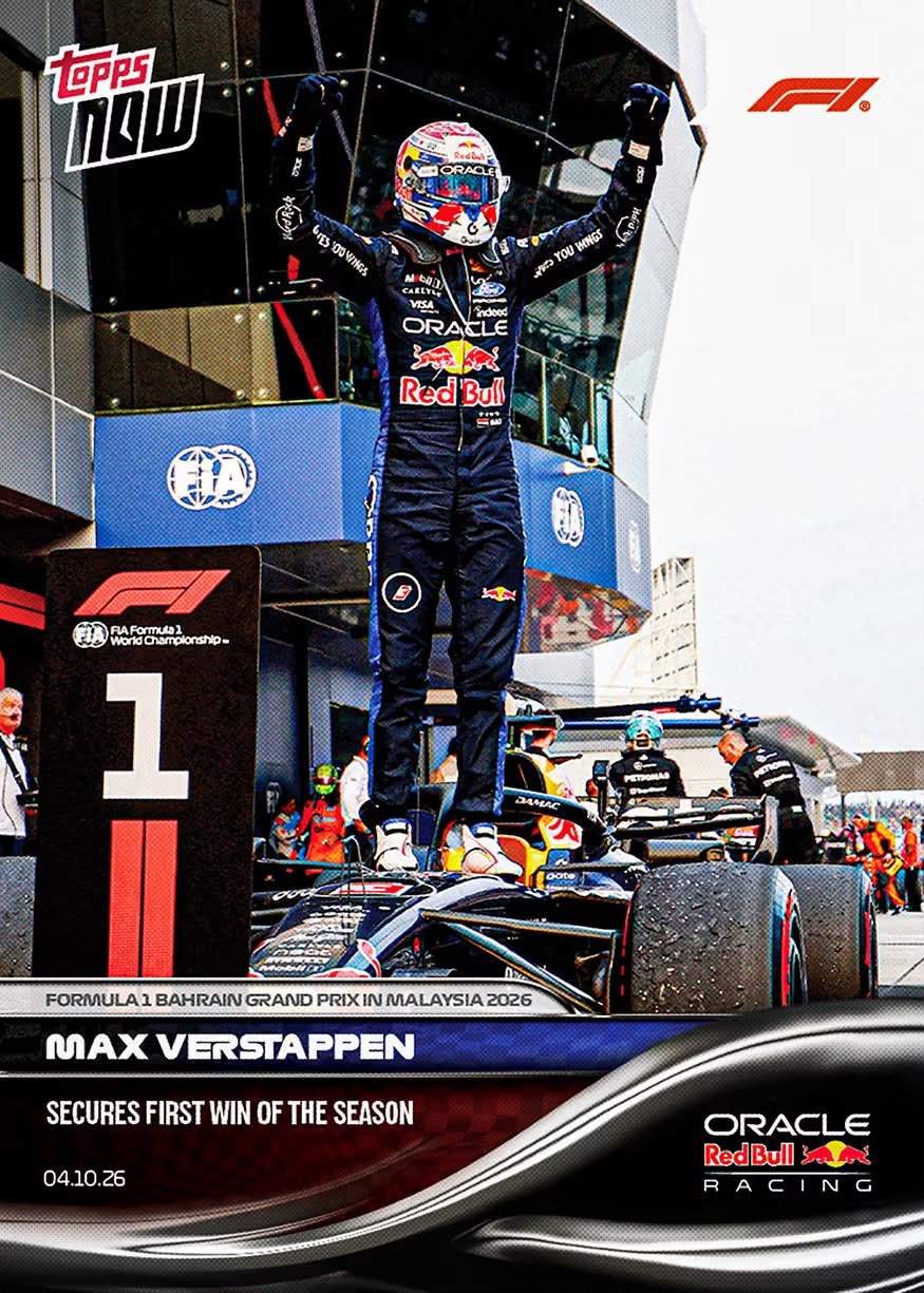 Project Mozi Breaks – Group Order #252 Max Verstappen - 2026 Formula 1®️ Topps NOW®️ - Card 64