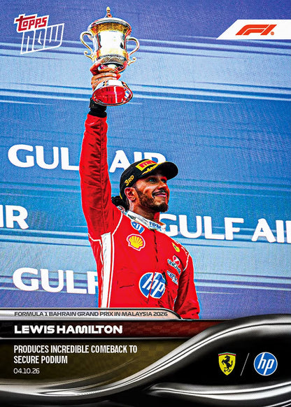 Project Mozi Breaks – Group Order #253 Lewis Hamilton - 2026 Formula 1®️ Topps NOW®️ - Card 65