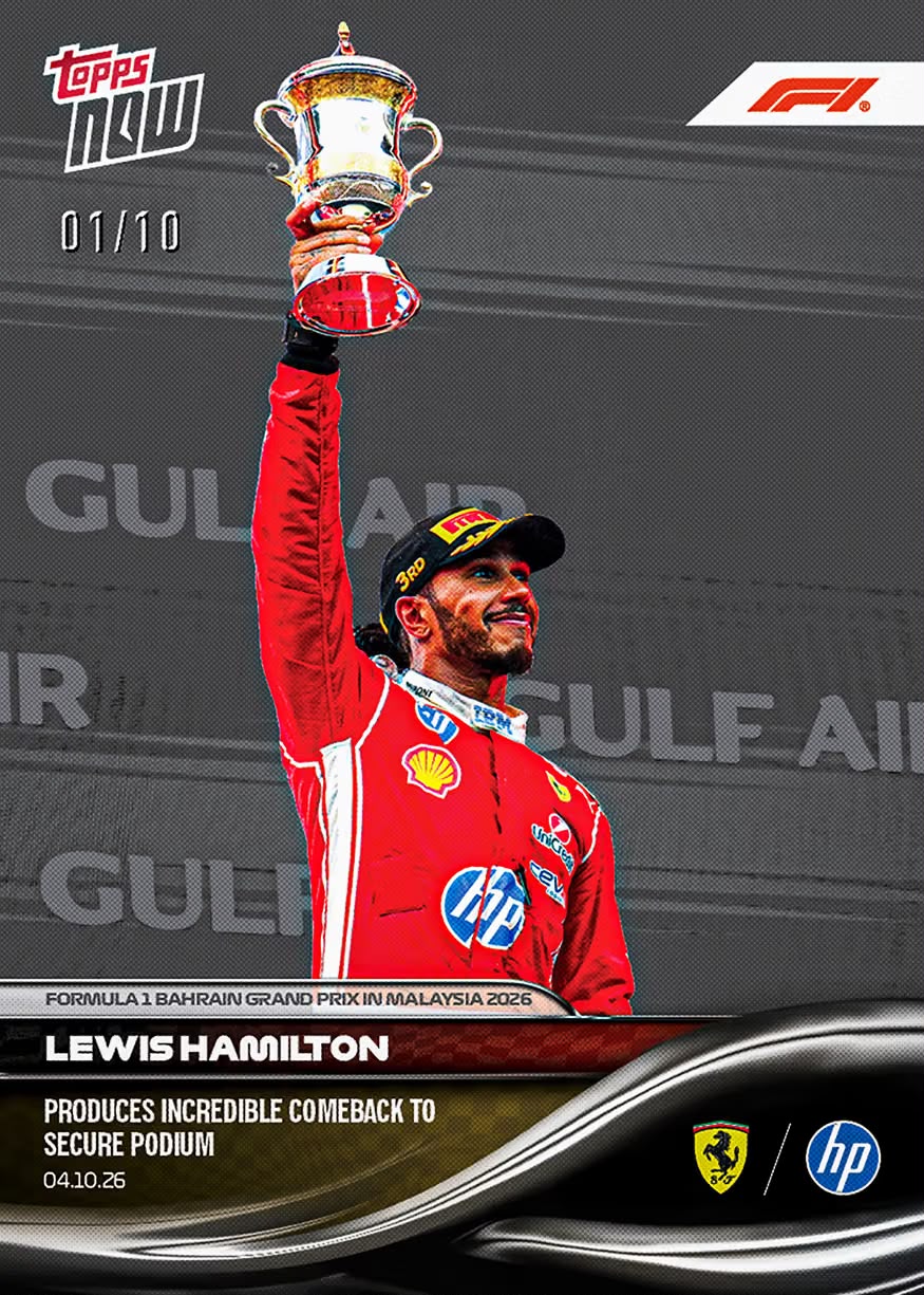 Project Mozi Breaks – Group Order #253 Lewis Hamilton - 2026 Formula 1®️ Topps NOW®️ - Card 65