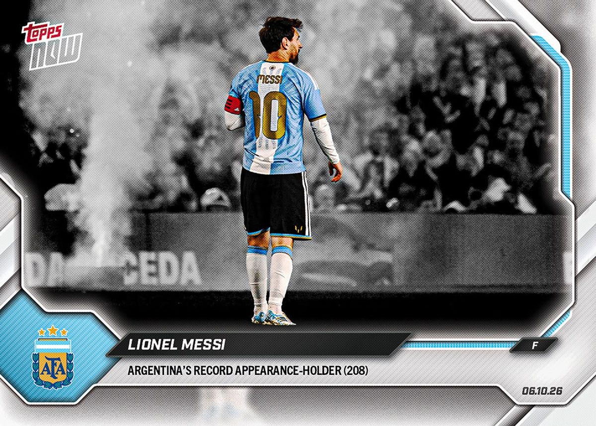 Project Mozi Breaks – Group Order #254 Lionel Messi - 2026 Argentina Topps NOW®️ - Final Farewell Pack