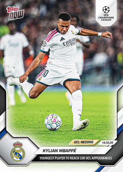 Project Mozi Breaks – Group Order #258 Kylian Mbappe©️ - 2026-27 UCL Topps NOW®️ - Card 32
