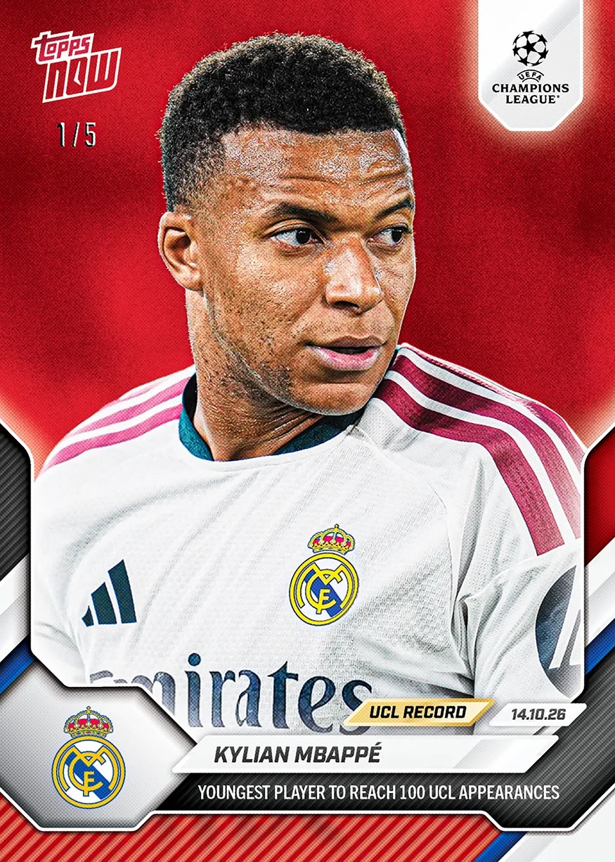 Project Mozi Breaks – Group Order #258 Kylian Mbappe©️ - 2026-27 UCL Topps NOW®️ - Card 32