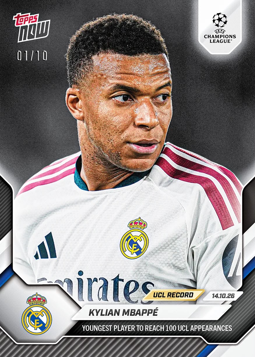 Project Mozi Breaks – Group Order #258 Kylian Mbappe©️ - 2026-27 UCL Topps NOW®️ - Card 32