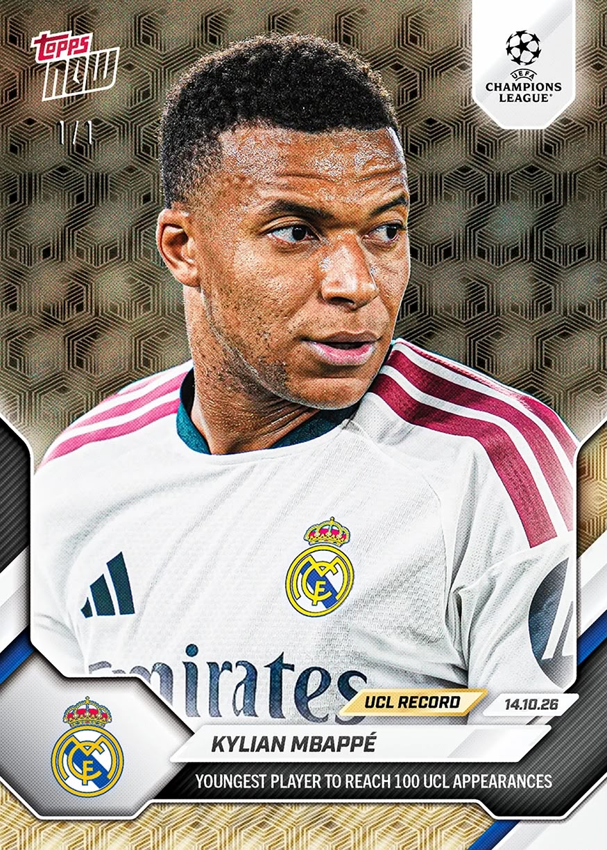Project Mozi Breaks – Group Order #258 Kylian Mbappe©️ - 2026-27 UCL Topps NOW®️ - Card 32