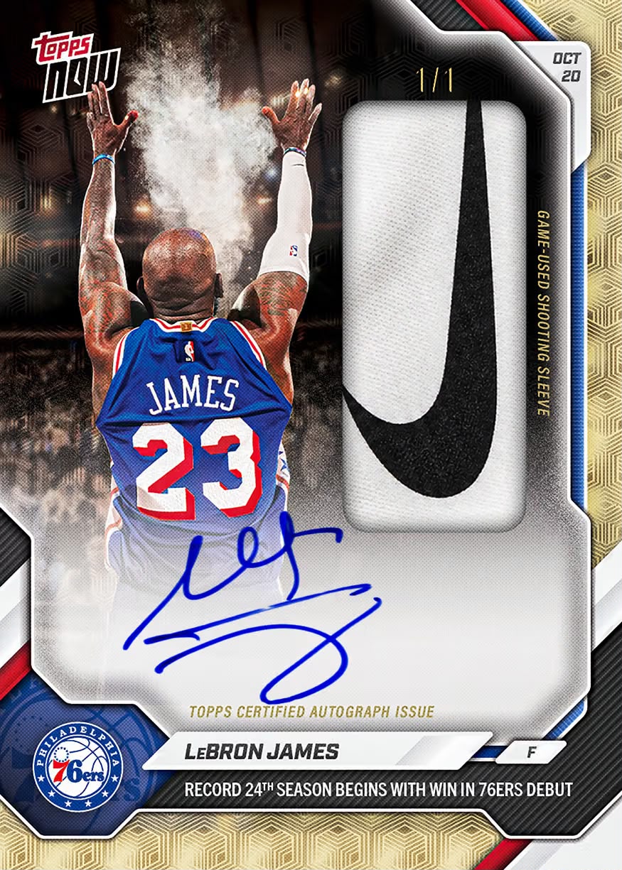 Project Mozi Breaks – Group Order #260 LeBron James - 2026-27 NBA Topps NOW®️ - Card 1