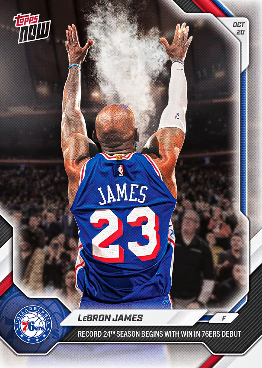Project Mozi Breaks – Group Order #260 LeBron James - 2026-27 NBA Topps NOW®️ - Card 1