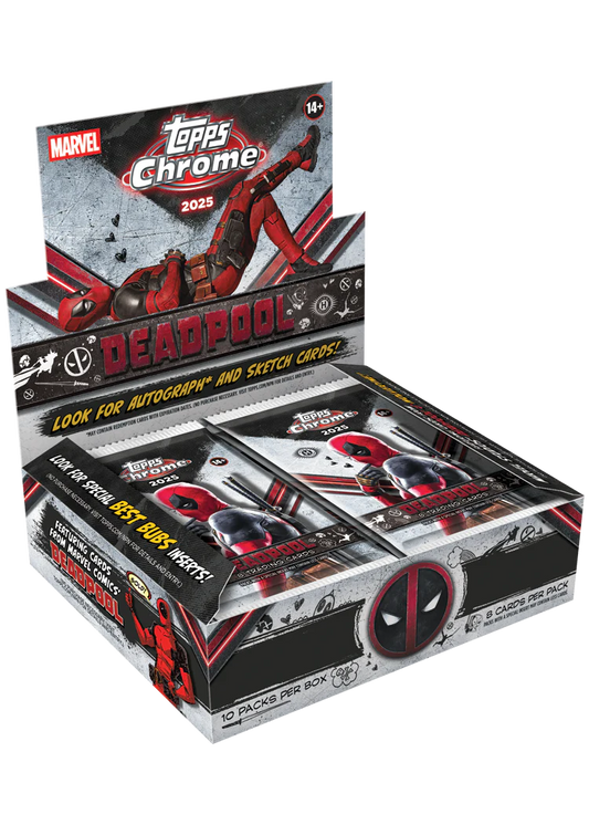 Project Mozi Breaks – Personal Box -2025 Topps Chrome® Deadpool - Hobby Box