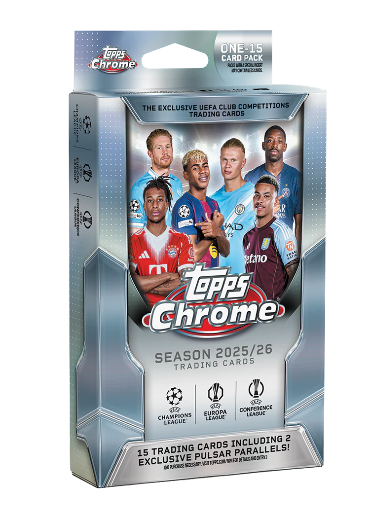 Project Mozi Breaks – Private Break - 2025-26 Topps Chrome®️ UEFA Club Competitions Hanger Box (1 Box)