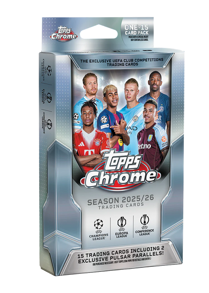 Project Mozi Breaks – Private Break - 2025-26 Topps Chrome®️ UEFA Club Competitions Hanger Box (1 Box)