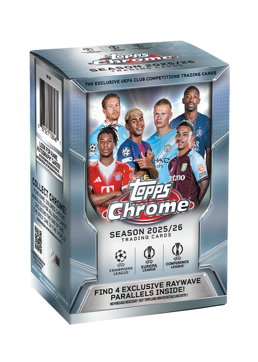 Project Mozi Breaks – Private Break - 2025-26 Topps Chrome®️ UEFA Club Competitions Value Box (1 Box)