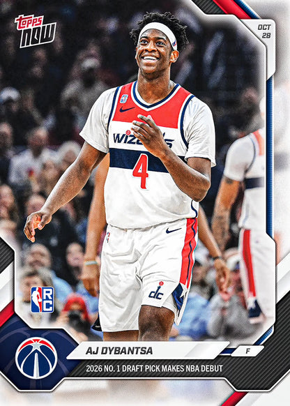 AJ Dybantsa Card 39 - Base