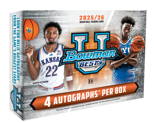 Project Mozi Breaks – Personal Box - 2025-26 Bowman University Best Basketball Hobby Box