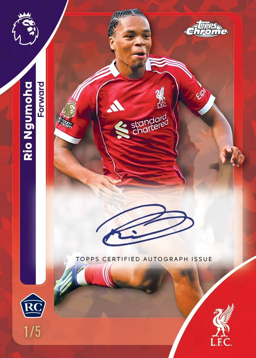 Project Mozi Breaks – Break #763 1.0 PYTP: 2026 Topps® Chrome Premier League - Sapphire Edition 2 Box Break from Sealed Case
