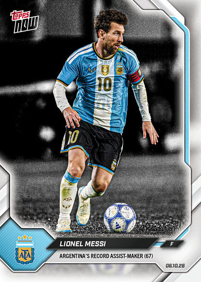 Project Mozi Breaks – Group Order #254 Lionel Messi - 2026 Argentina Topps NOW®️ - Final Farewell Pack