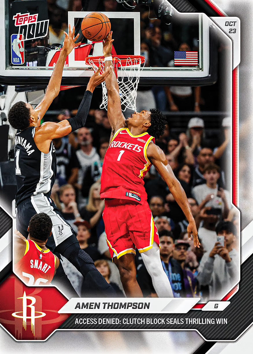 Amen Thompson - 2026-27 NBA Topps NOW® - Card 23