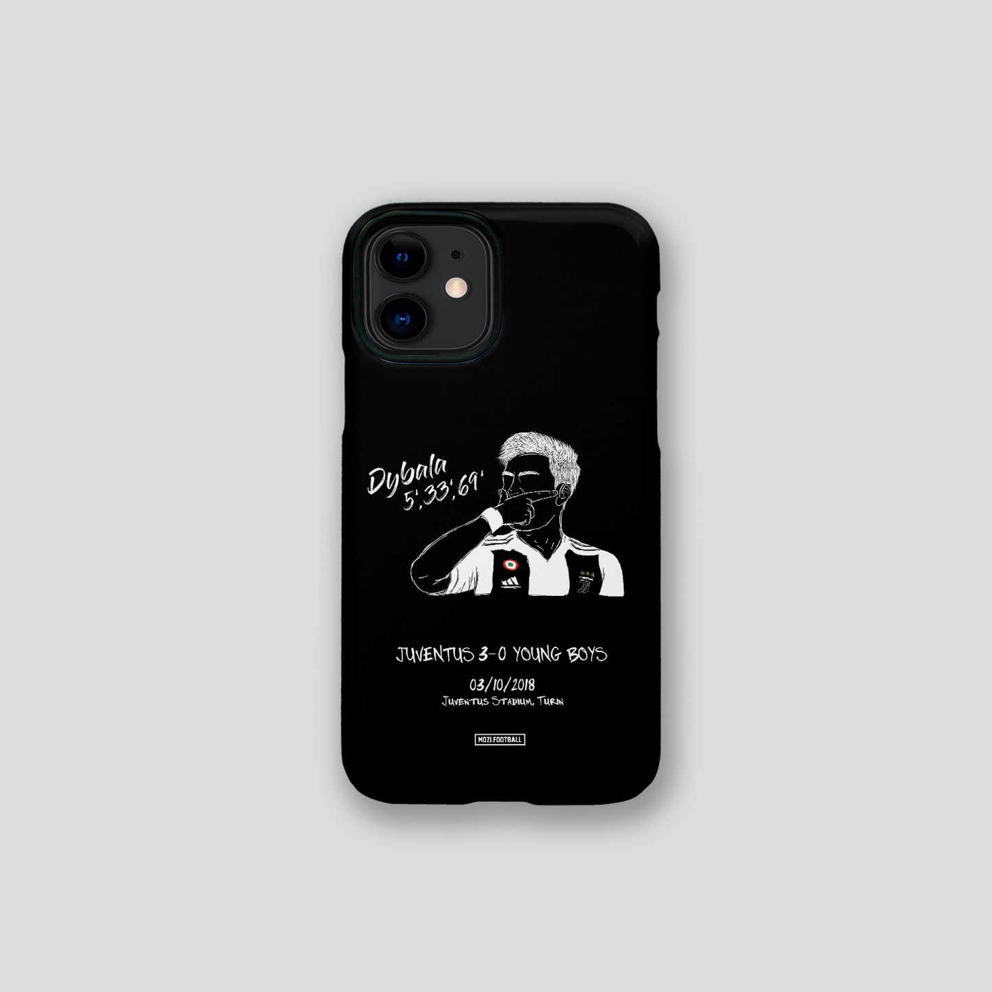 Paulo Dybala Mask Hand Sketched Case