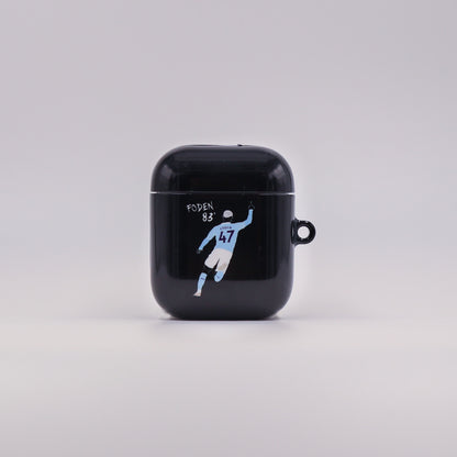 Phil Foden Hand Sketched AirPods Case