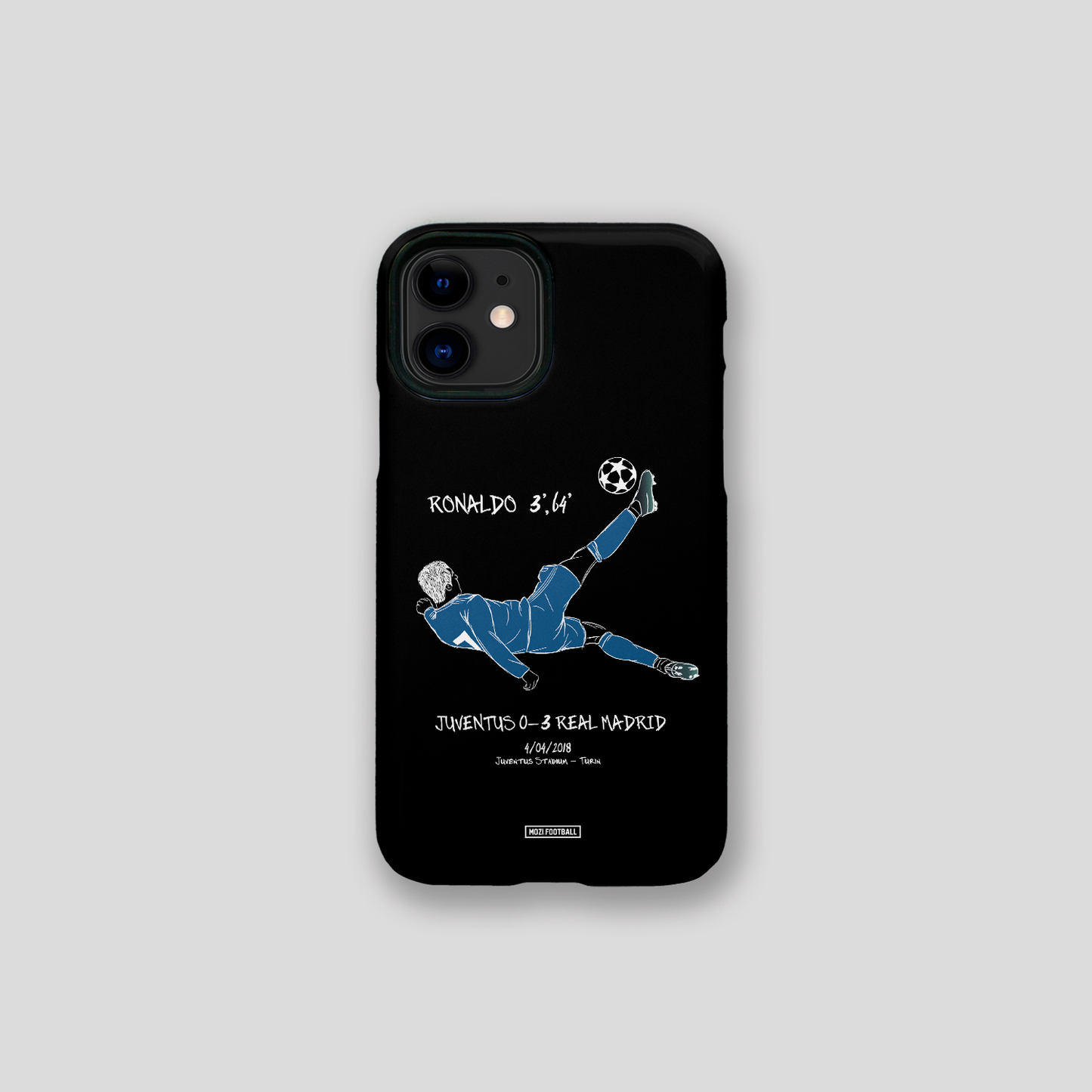 Cristiano Ronaldo Overhead Kick Hand Sketched Phone Case