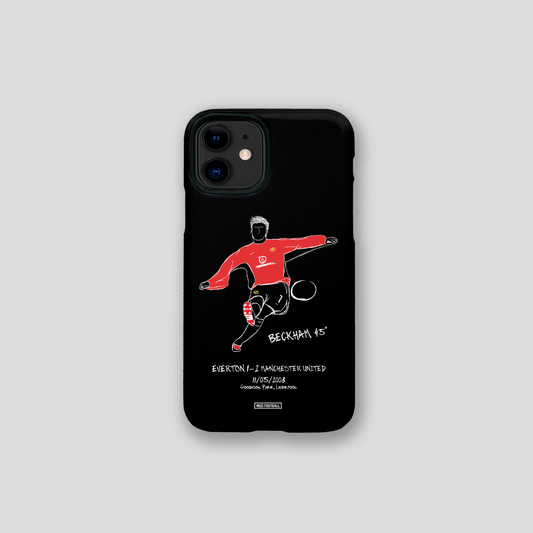David Beckham Free Kick Hand Sketched Phone Case