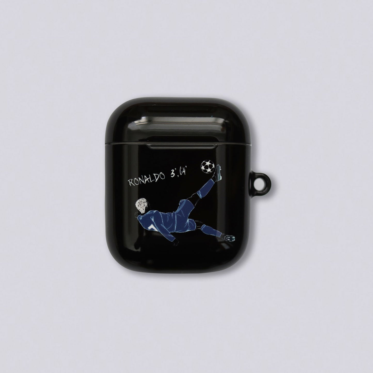 Cristiano Ronaldo Overhead Kick Hand Sketched AirPods Case