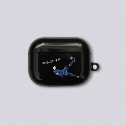 Cristiano Ronaldo Overhead Kick Hand Sketched AirPods Case