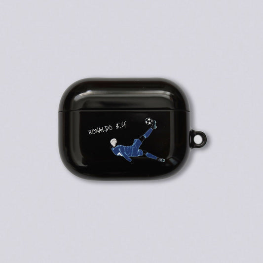 Cristiano Ronaldo Overhead Kick Hand Sketched AirPods Case
