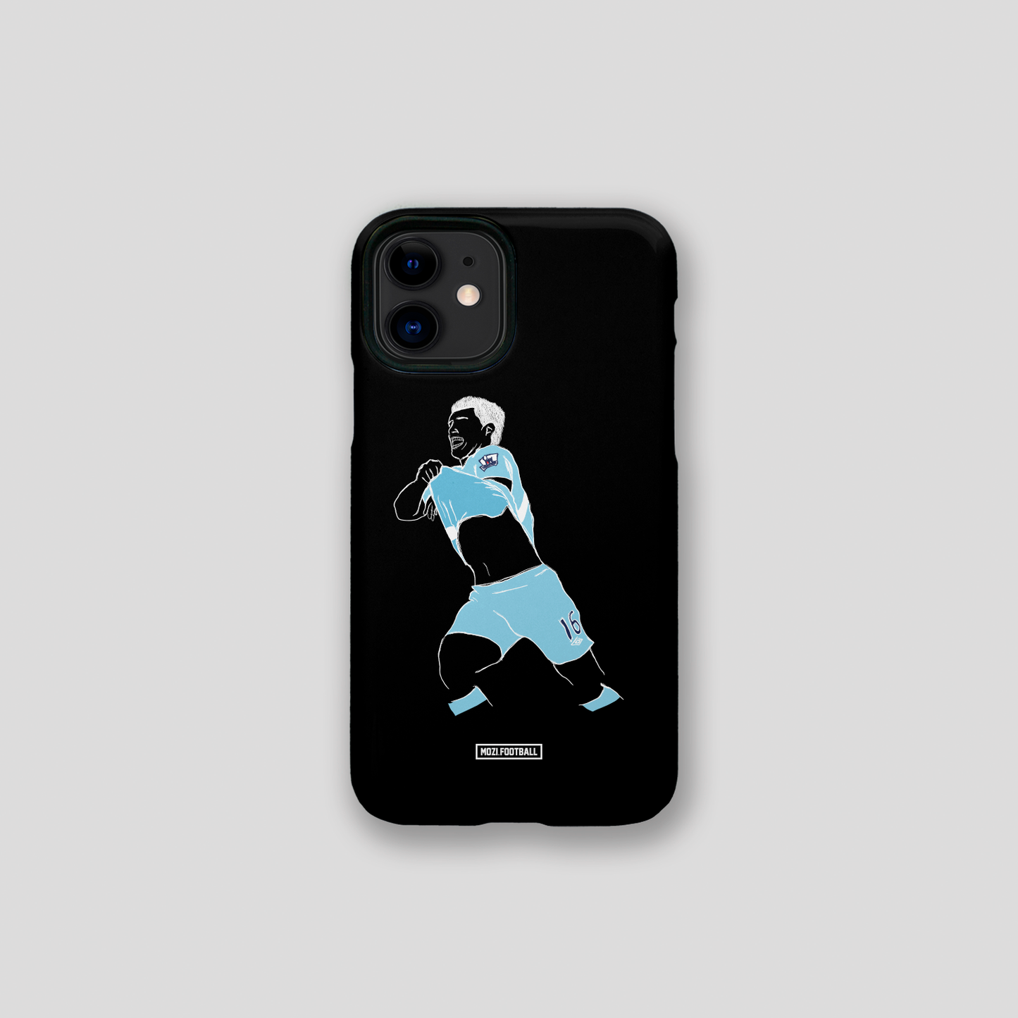 Sergio Agüero Iconic 93:20 Hand Sketched Phone Case