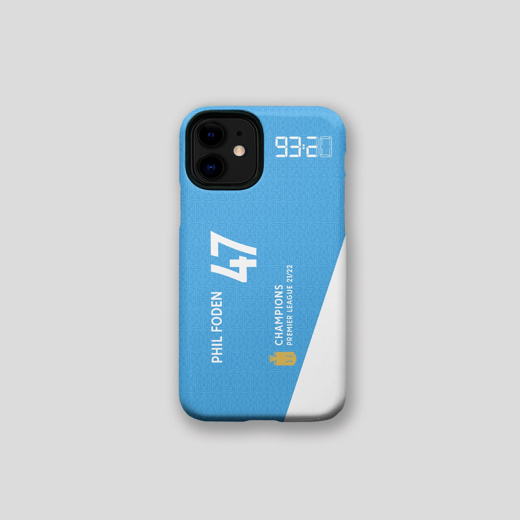 Man Blue 21/22 EPL Champions Home Phone Case
